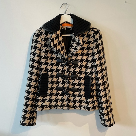 Cynthia Steffe Houndstooth Coat - Picture 1 of 4